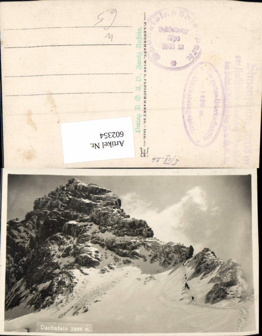 602354,Foto Ak Dachstein Bergsteigen Hallstatt