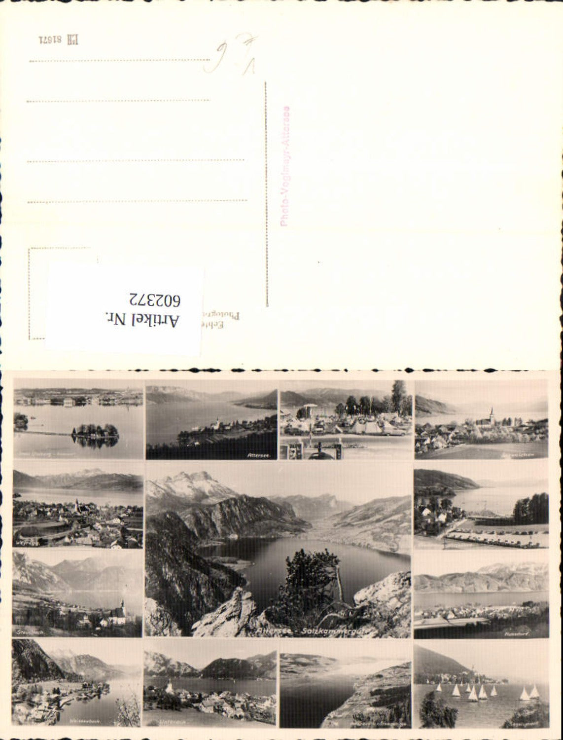 602372,Mehrbild Ak Attersee Seewalchen Weyregg Segelsport pub Photo Voglmayr