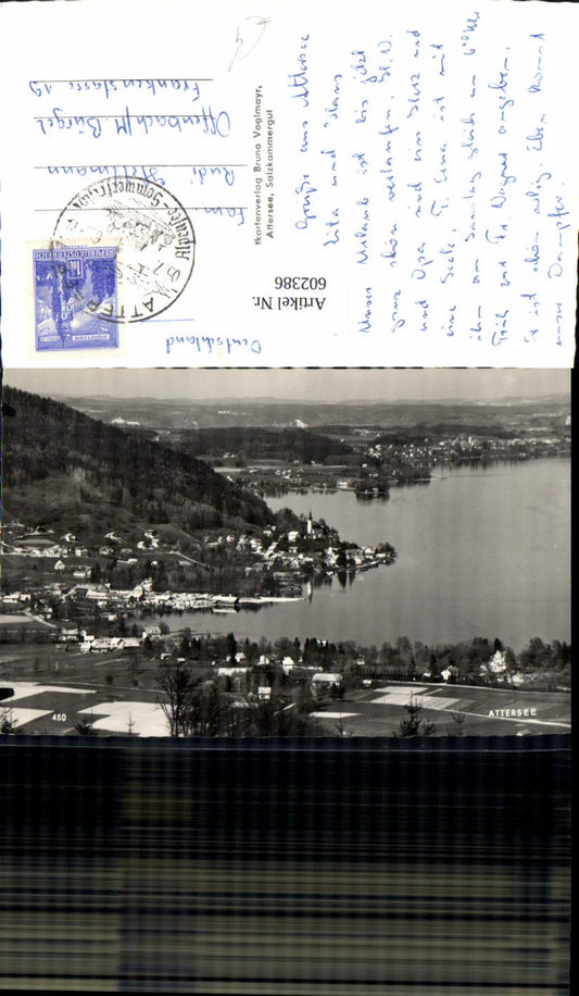 602386,Foto Ak Attersee Ansicht