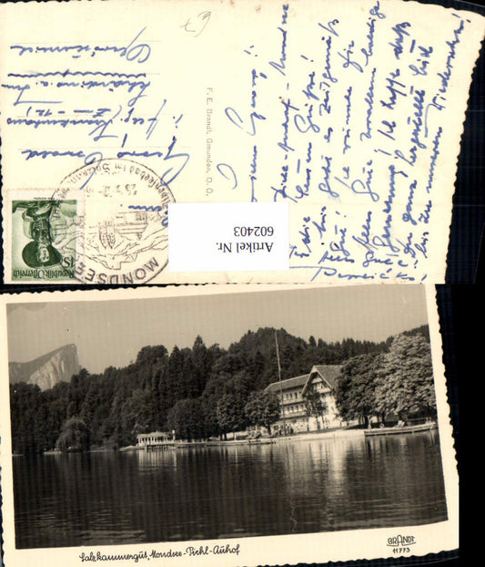 602403,Foto Ak Mondsee Pichl-Auhof Strandhotel Salzkammergut pub F. E. Brandt 11773