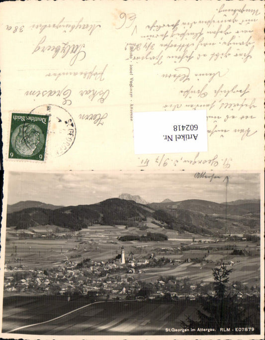602418,Foto Ak St Georgen a. Attergau pub Josef Voglmayr RLM E07879