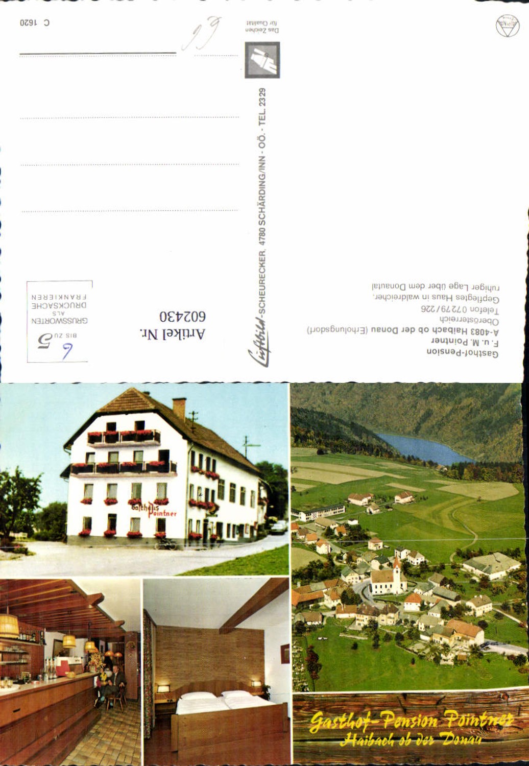 602430,Mehrbild Ak Haibach ob der Donau Gasthof Pension Pointner