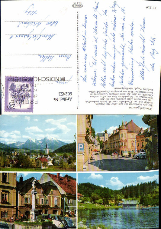 602452,Mehrbild Ak Windischgarsten Pfarrkirche VW Käfer VW Bully