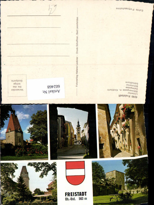 602468,Mehrbild Ak Freistadt Linzertor Deimgasse Schloßturm