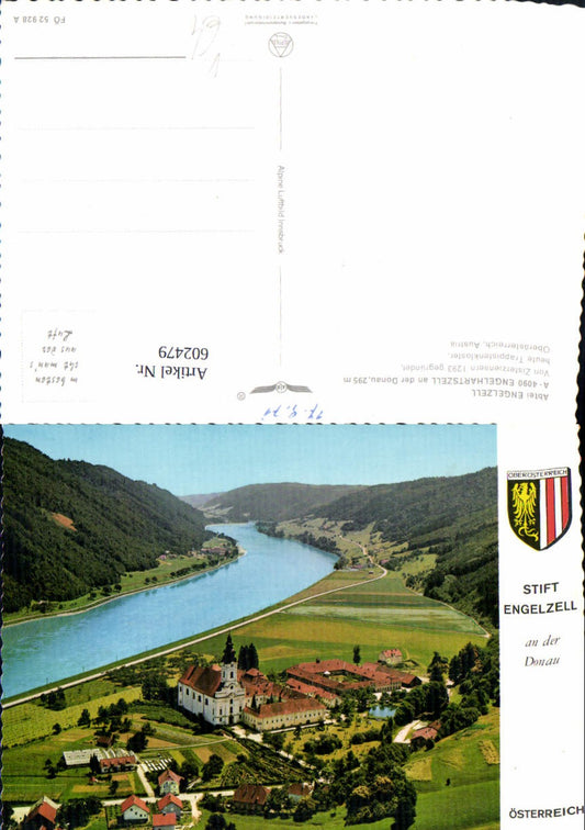 602479,Engelzell Abtei Engelhartszell a. d. Donau pub Alpine Luftbild FÖ 52928 A