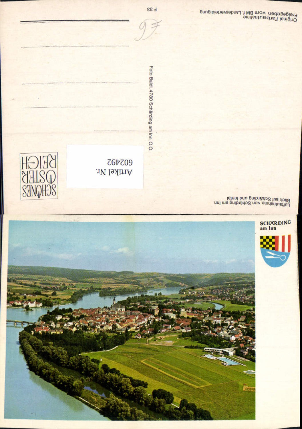 602492,Luftbild Schärding a. Inn Totale