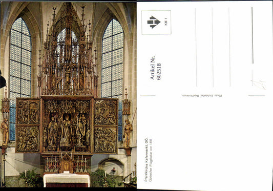 602518,Pfarrkirche Kefermarkt Gotischer Flügelaltar Altar