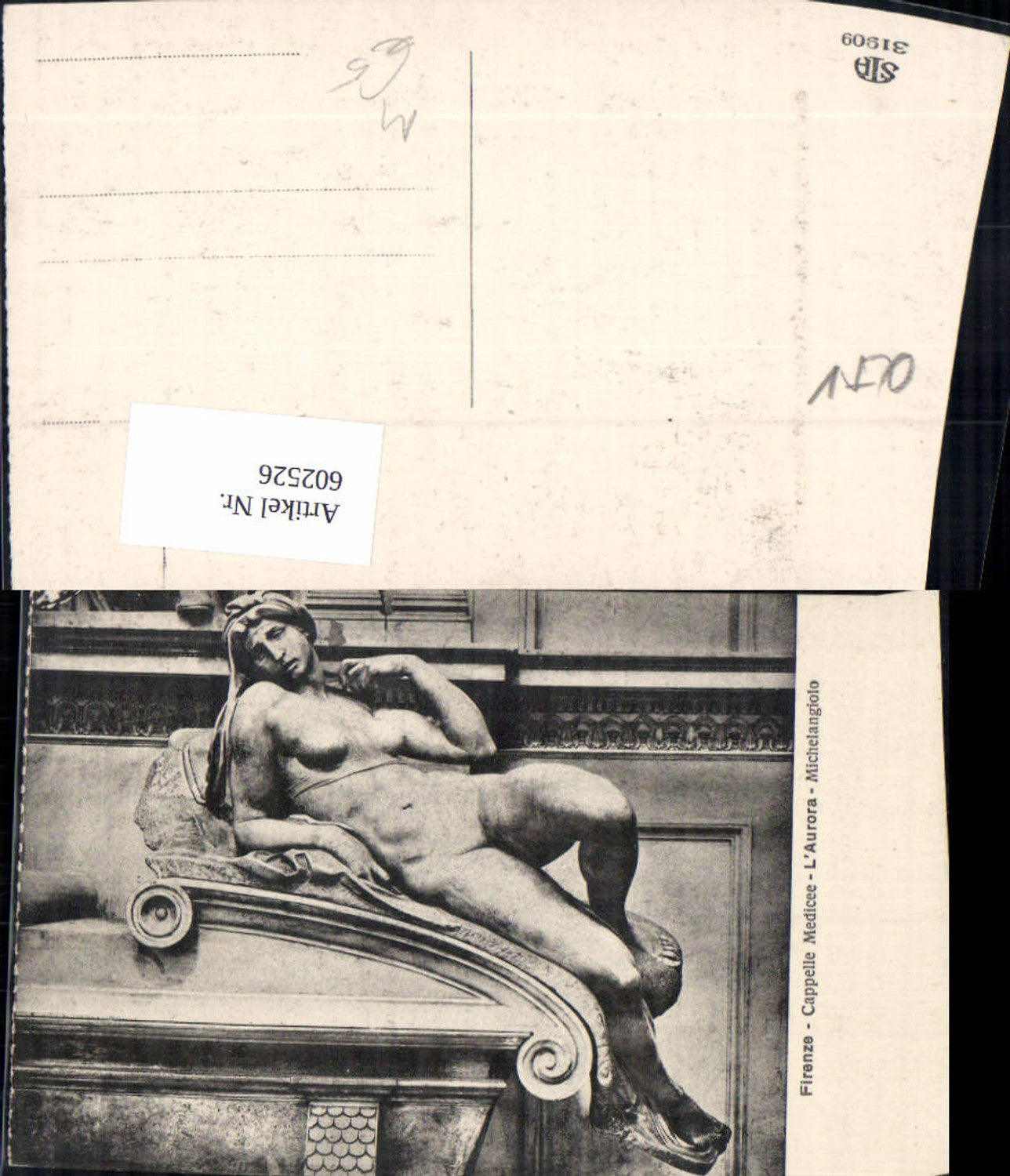 602526,Firenze Florenz L Aurora Michelangiolo Frau Akt Skulptur Figur