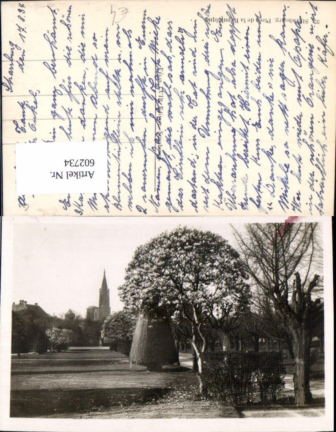 Alte Ansichtskarte – Old Postcard