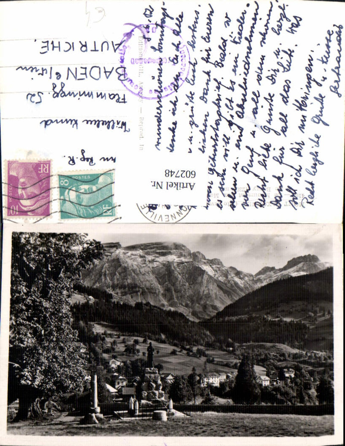 Alte Ansichtskarte – Old Postcard