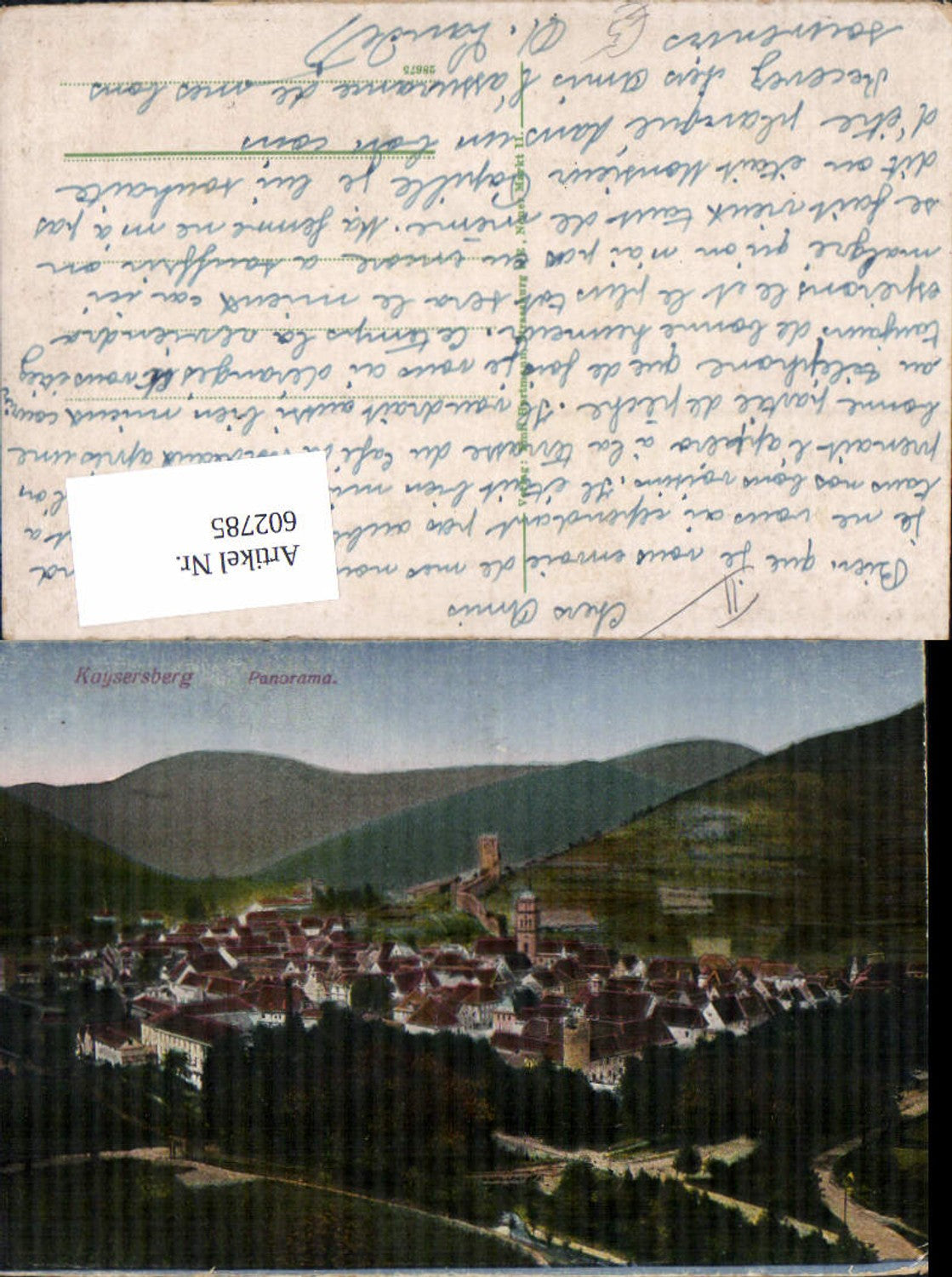 Alte Ansichtskarte – Old Postcard
