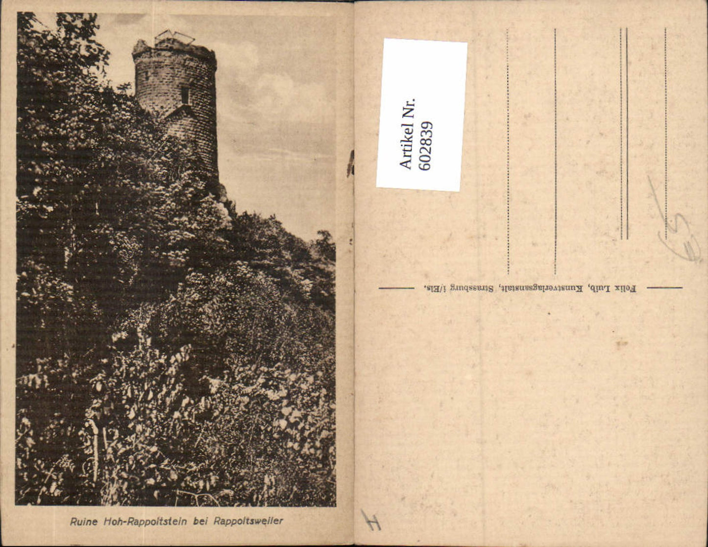 Alte Ansichtskarte – Old Postcard