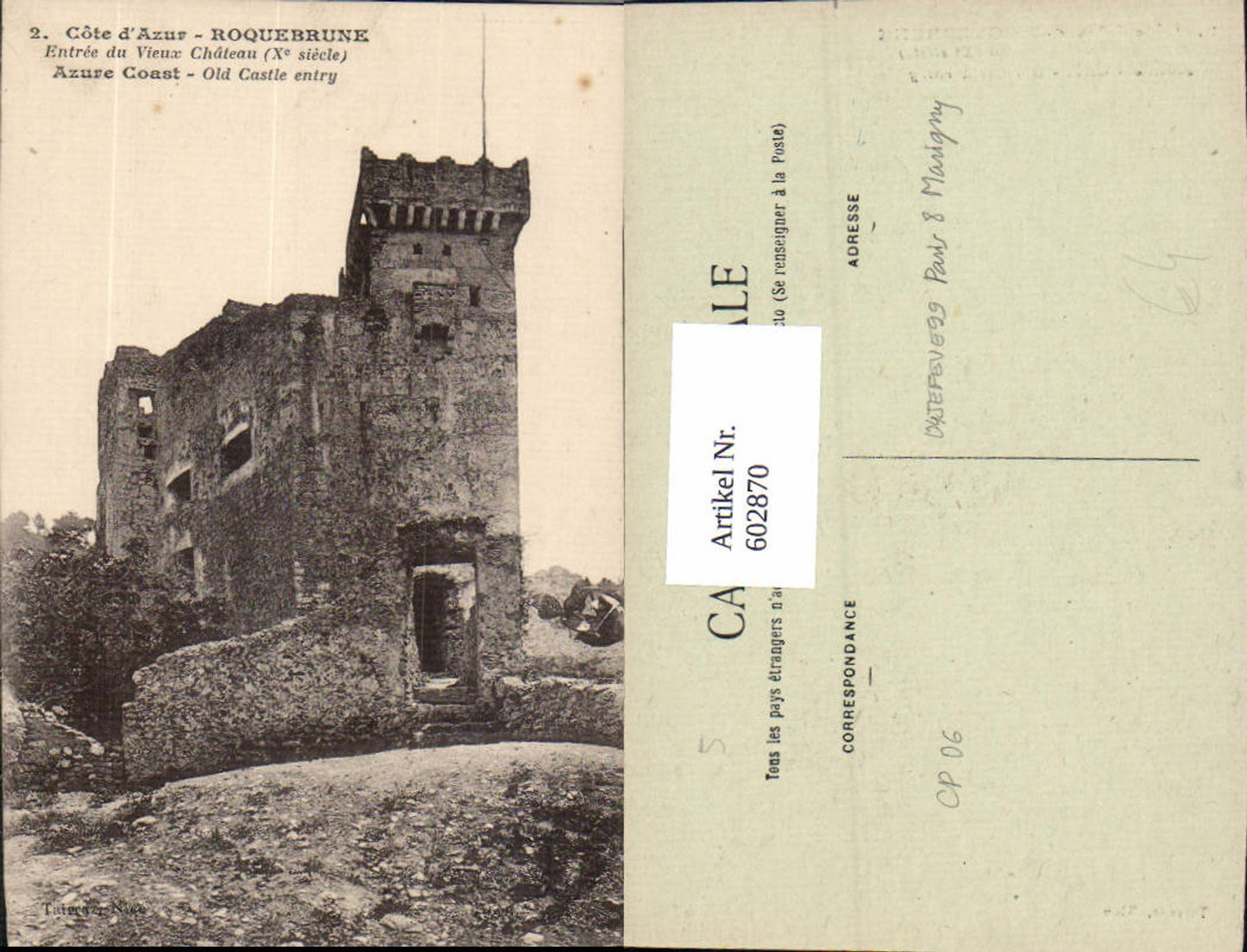 Alte Ansichtskarte – Old Postcard