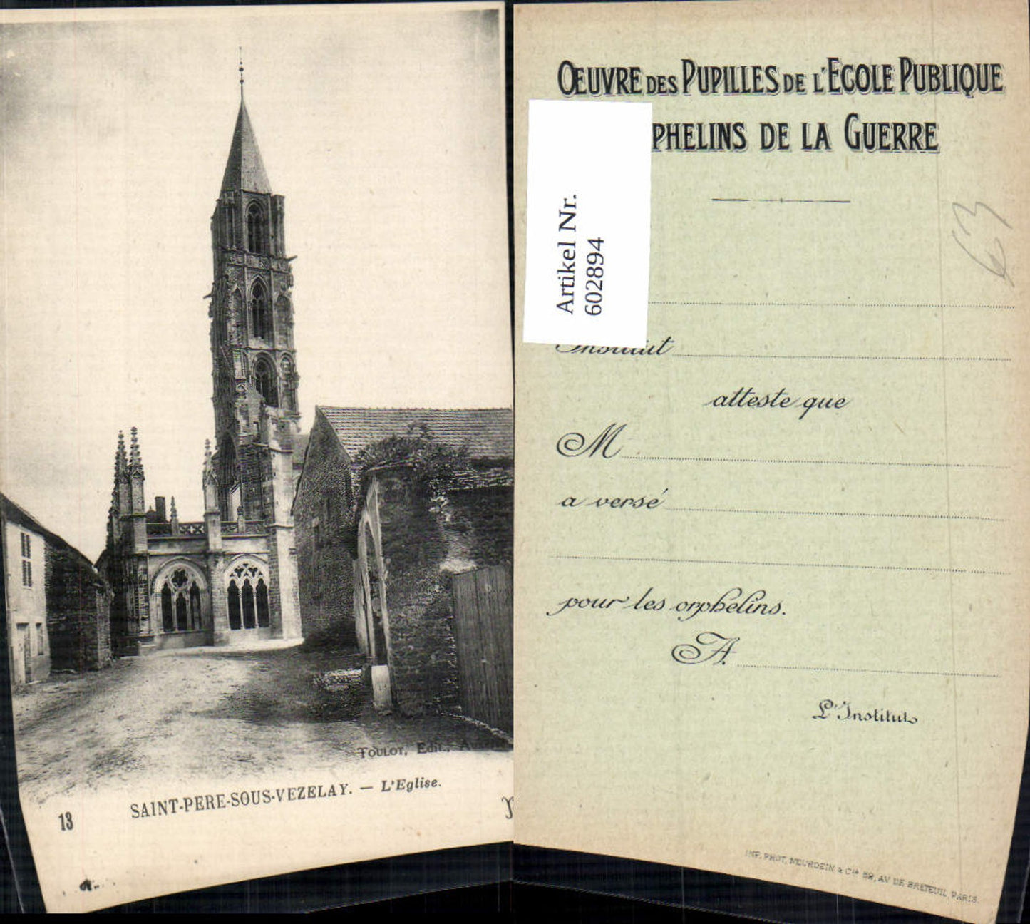 Alte Ansichtskarte – Old Postcard