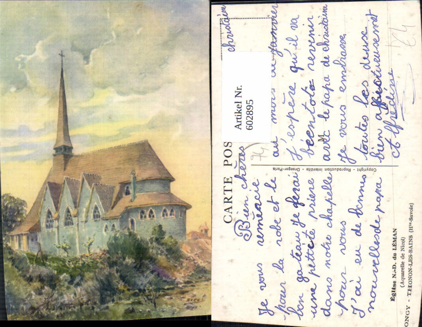 Alte Ansichtskarte – Old Postcard