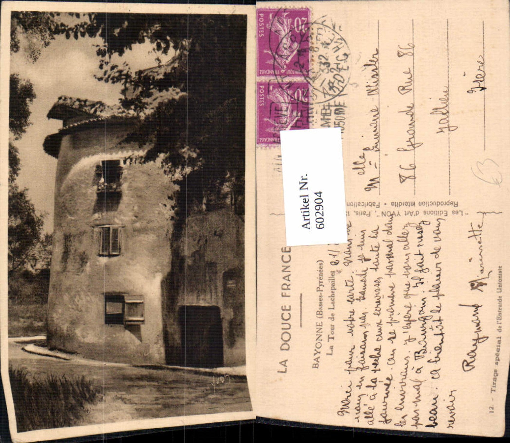 Alte Ansichtskarte – Old Postcard