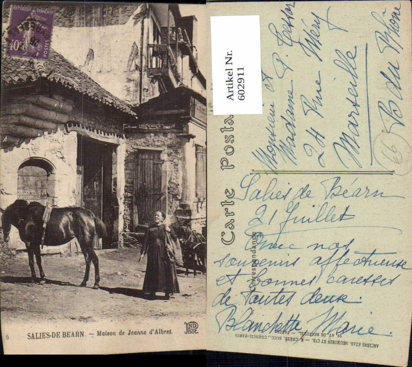 Alte Ansichtskarte – Old Postcard
