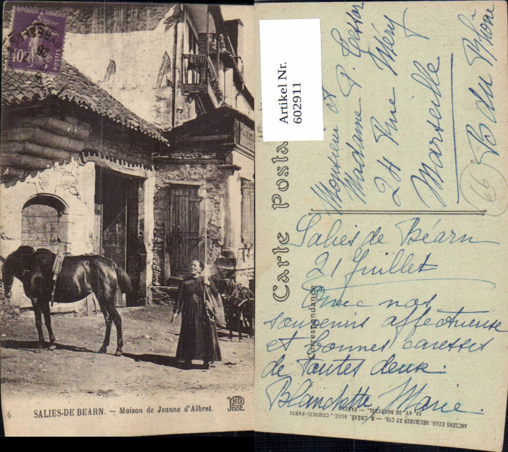 Alte Ansichtskarte – Old Postcard