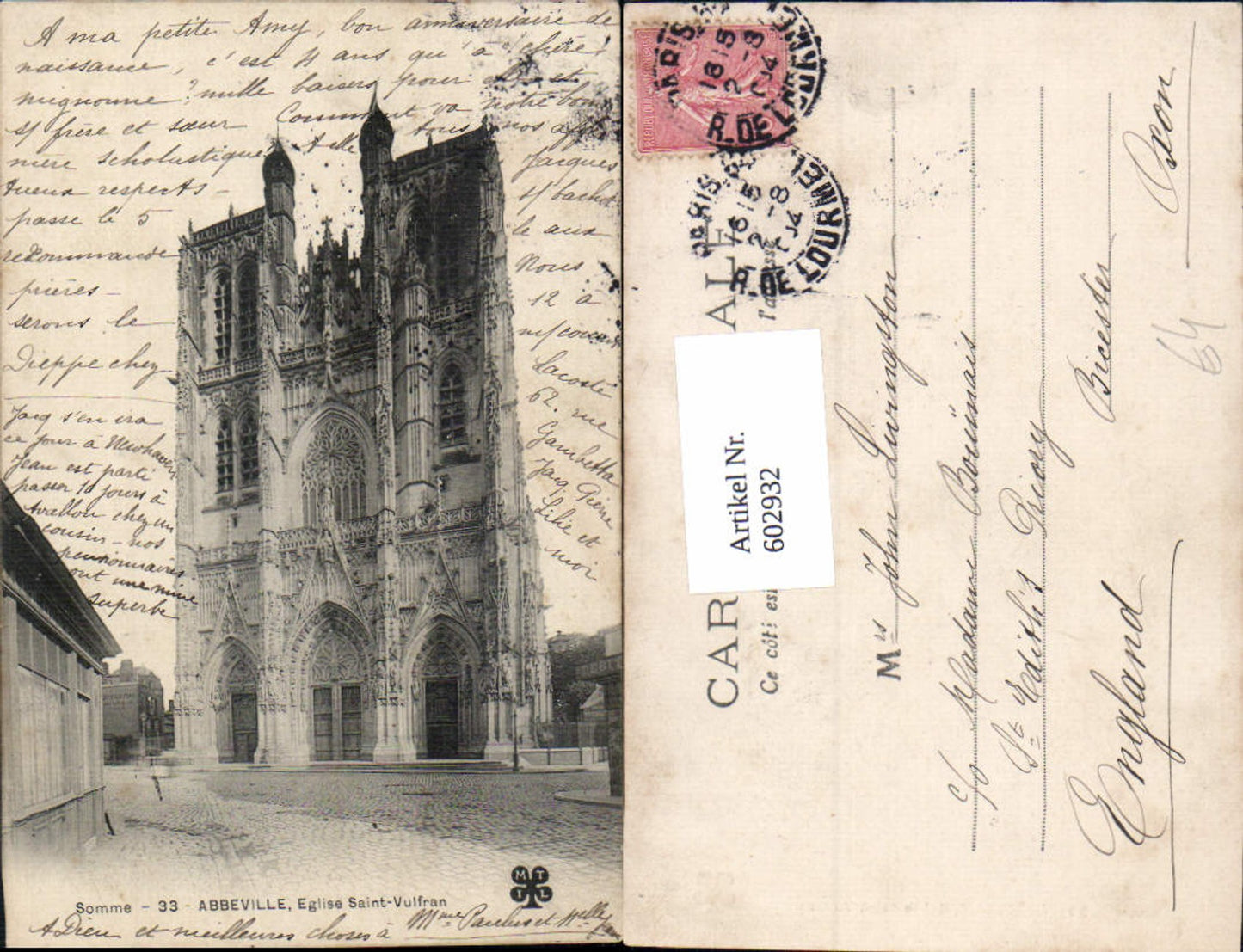 Alte Ansichtskarte – Old Postcard