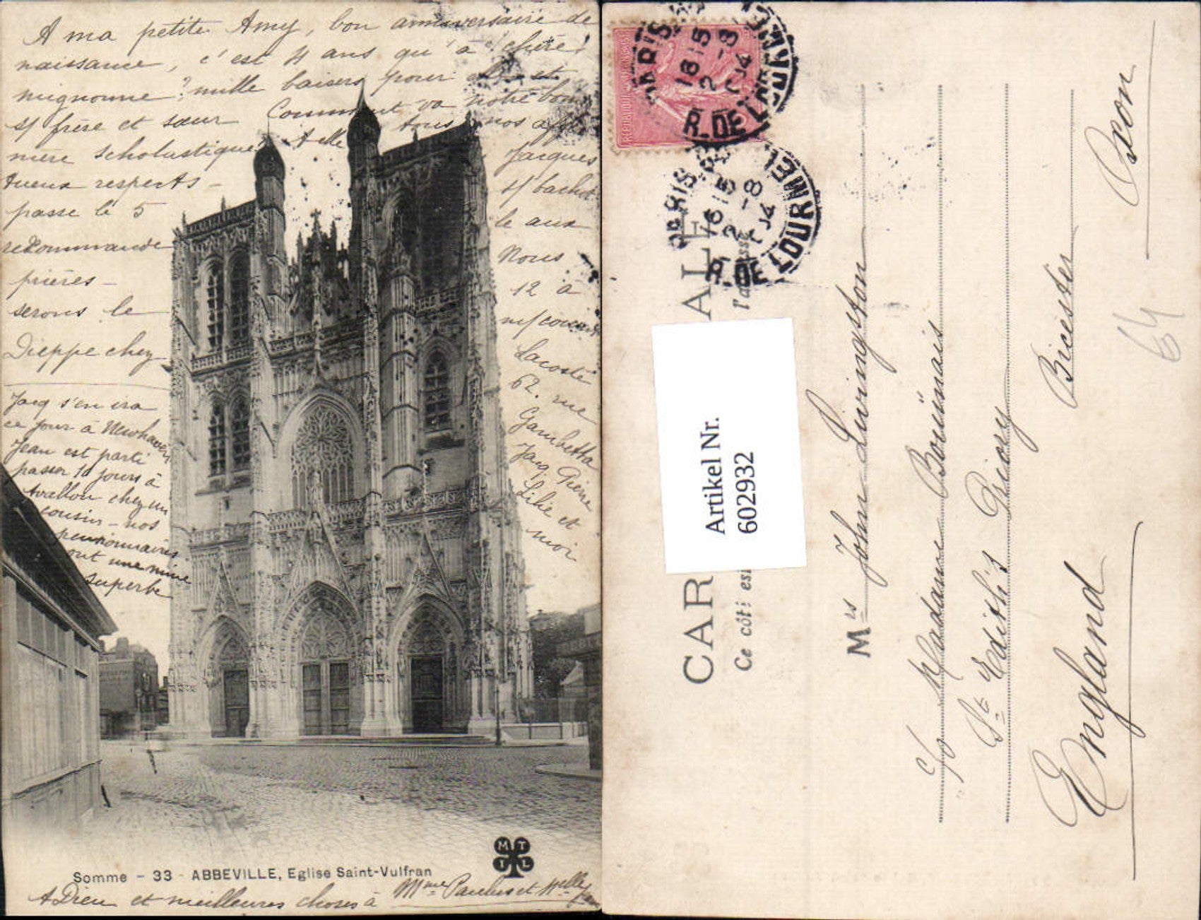 Alte Ansichtskarte – Old Postcard