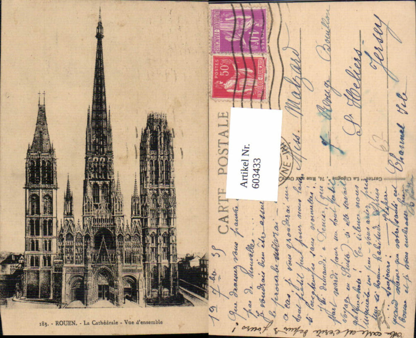 Alte Ansichtskarte – Old Postcard