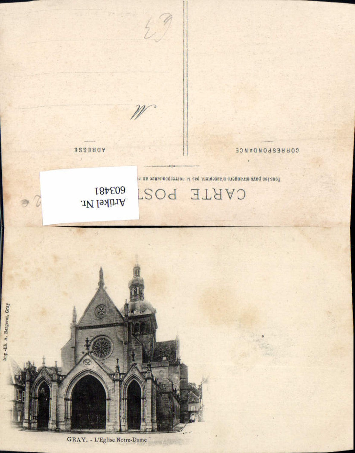Alte Ansichtskarte – Old Postcard