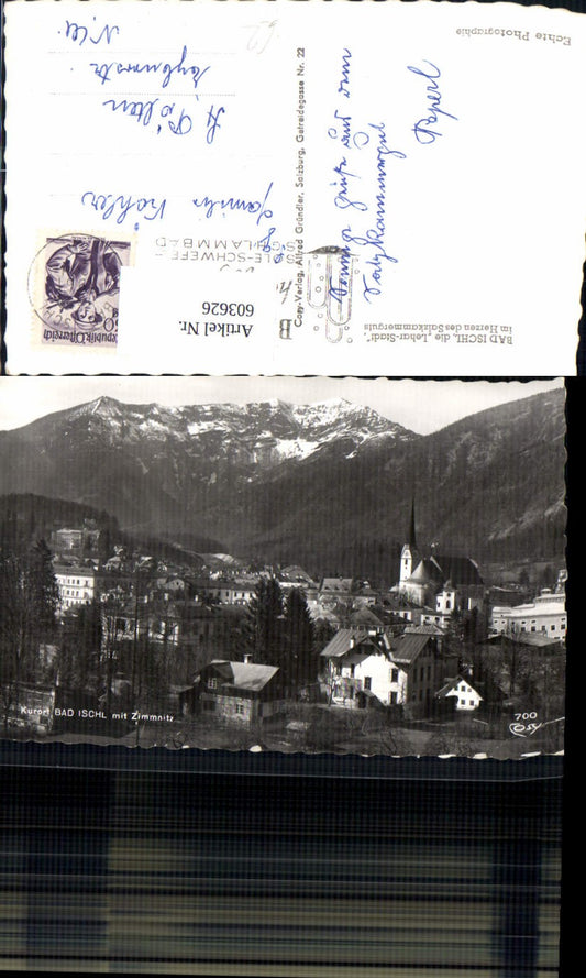 603626,Foto Ak Bad Ischl m. Zimmnitz