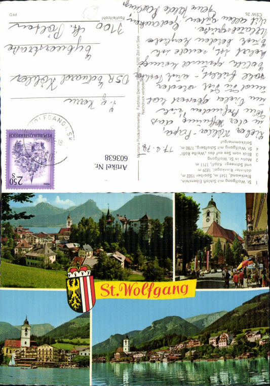 603638,St Wolfgang i. Salzkammergut Bleckwand Weiße Rößl Schafberg