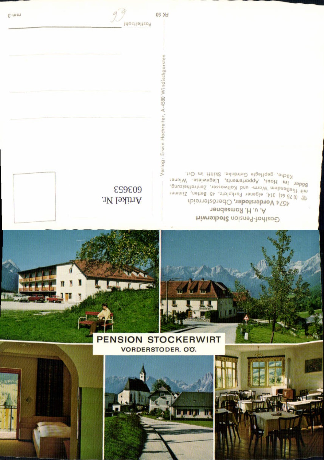 603653,Mehrbild Ak Vorderstoder Pension Stockerwirt VW Golf