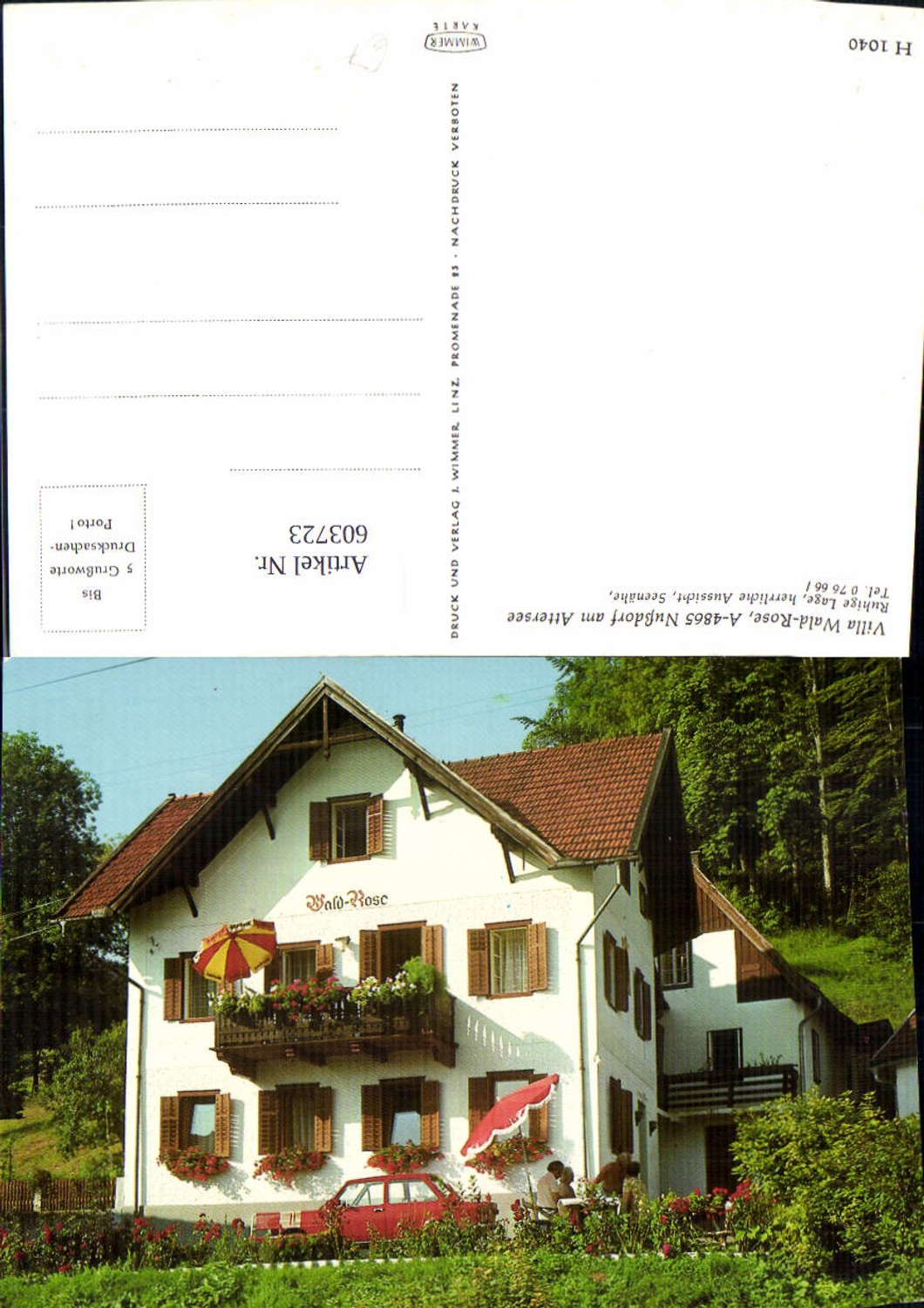 603723,Nußdorf a. Attersee Villa Wald-Rose