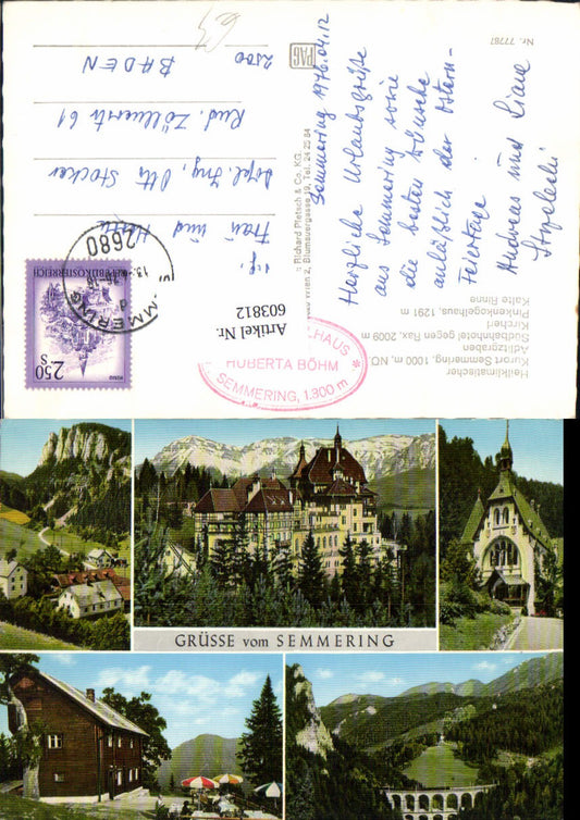 Alte Ansichtskarte – Old Postcard