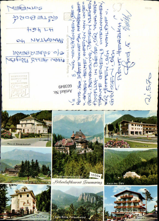 Alte Ansichtskarte – Old Postcard