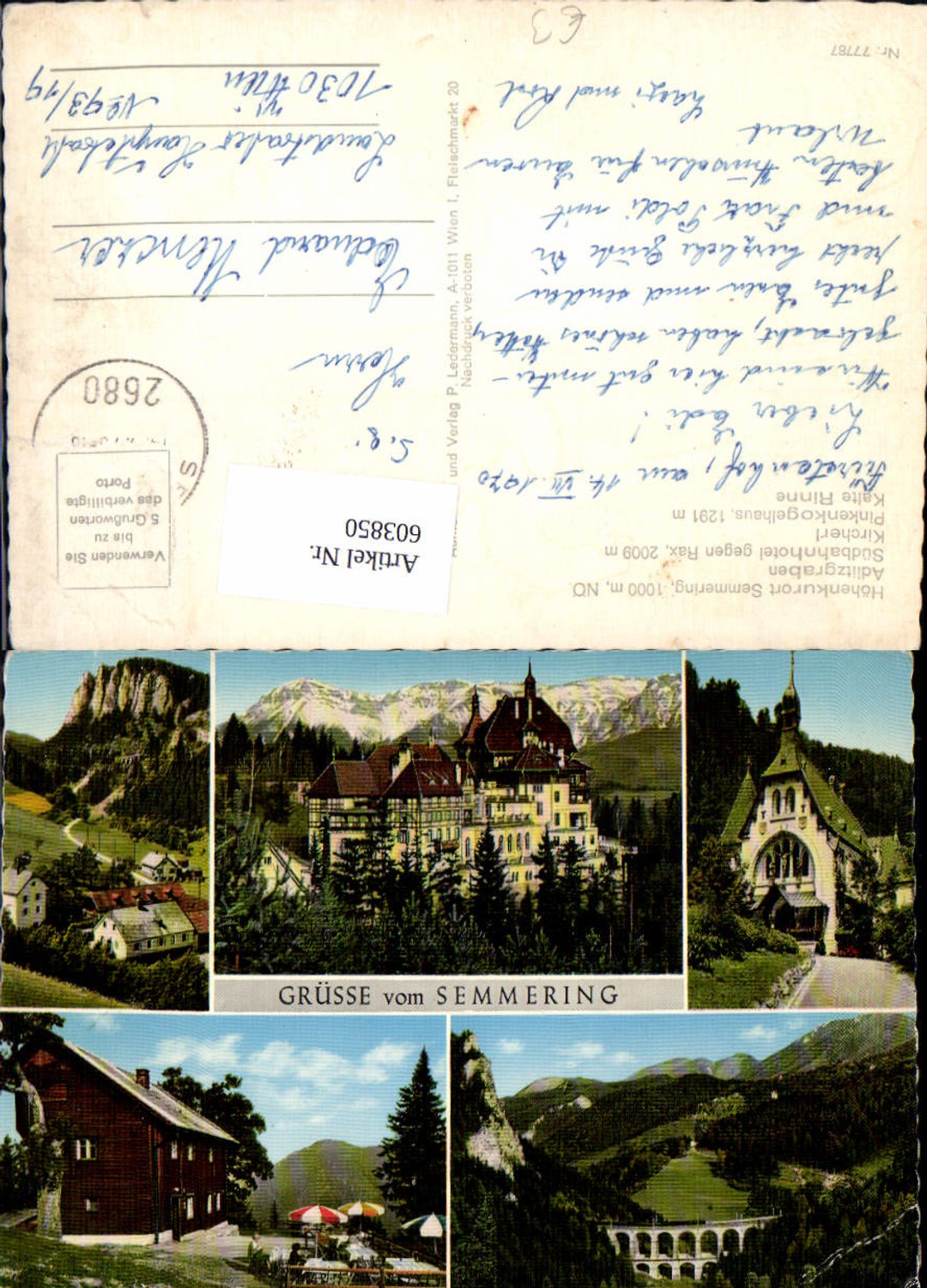 Alte Ansichtskarte – Old Postcard