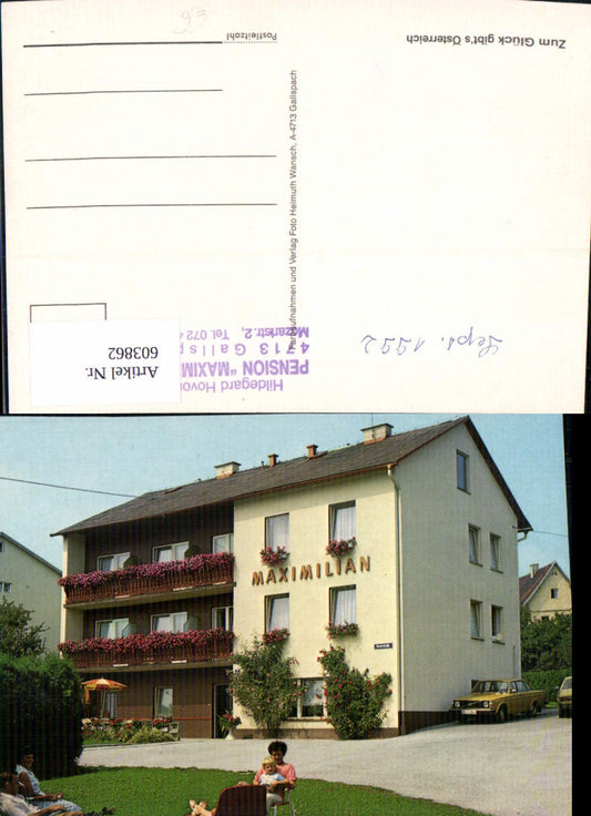 603862,Gallspach Pension Maximilian 1992