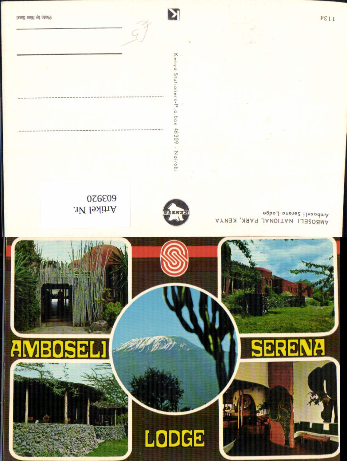 603920,Mehrbild Ak Amboseli National Park Kenya Kenia Amboseli Serena Lodge