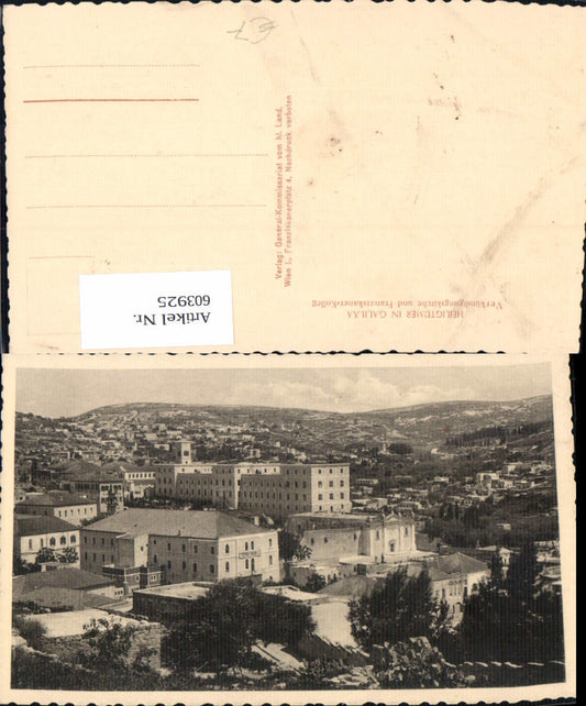 603925,Heiligtümer in Galiläa Verkündigungskirche u. Franziskaner-Kolleg Israel