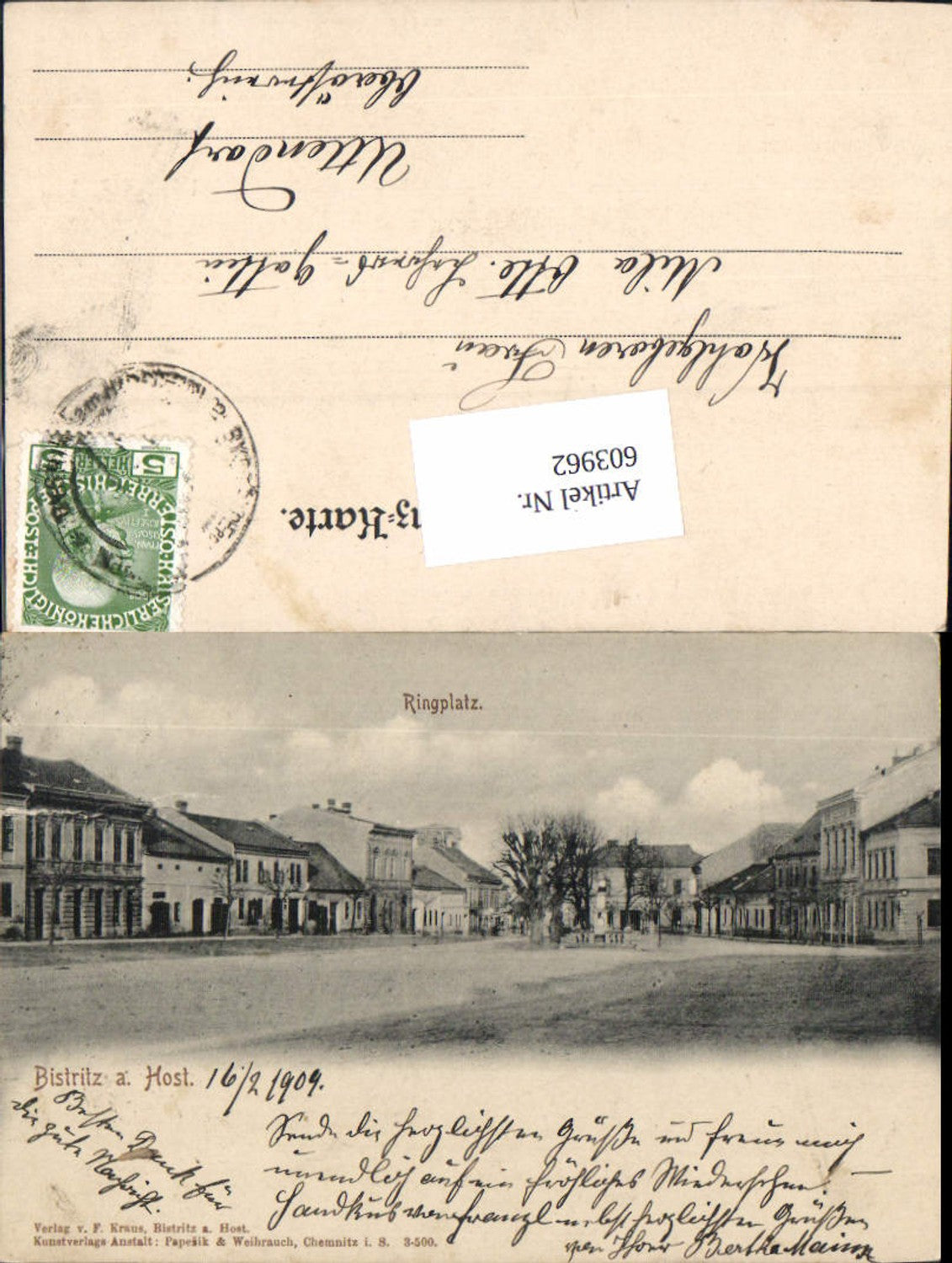 Alte Ansichtskarte – Old Postcard