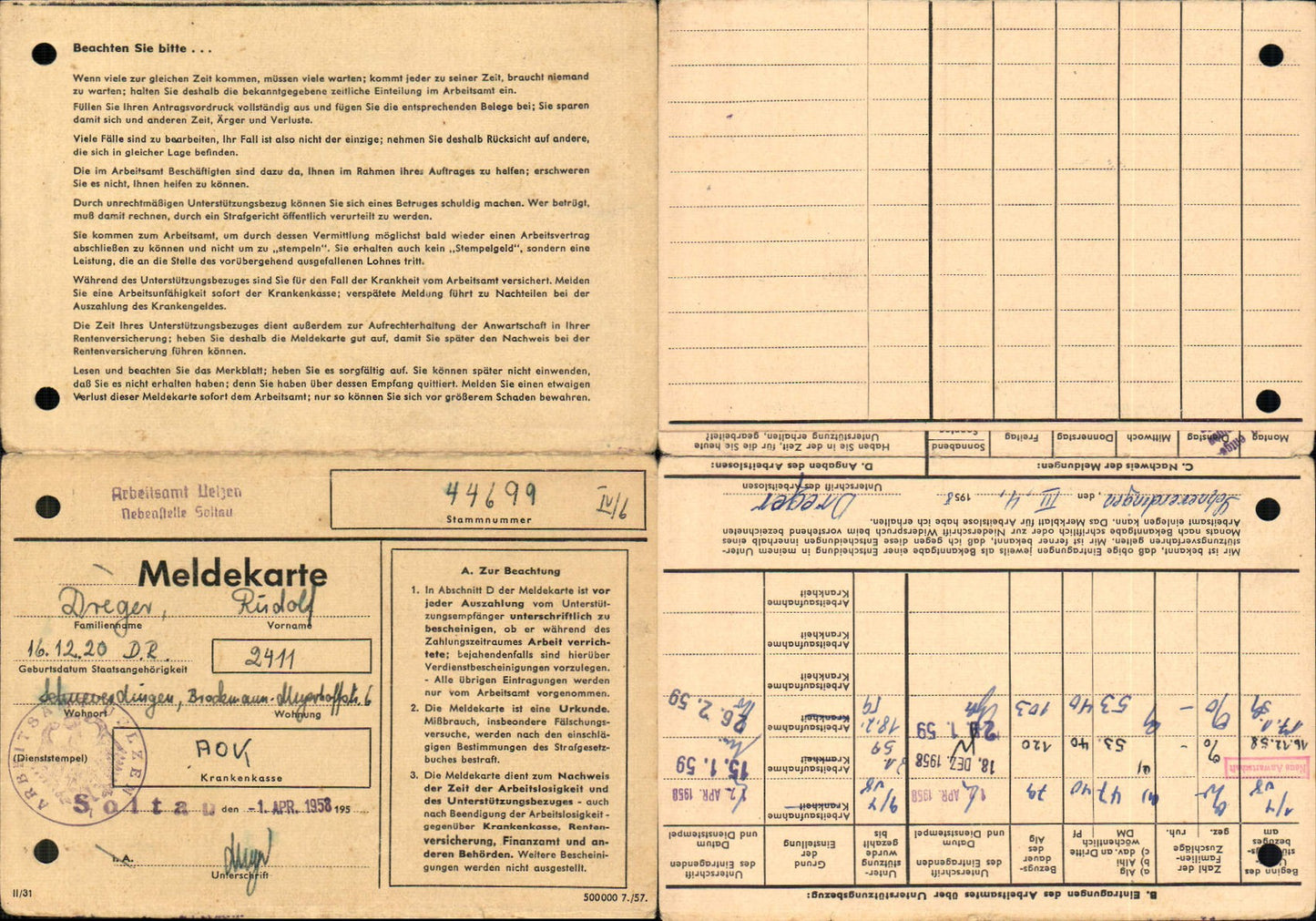 Alte Ansichtskarte – Old Postcard