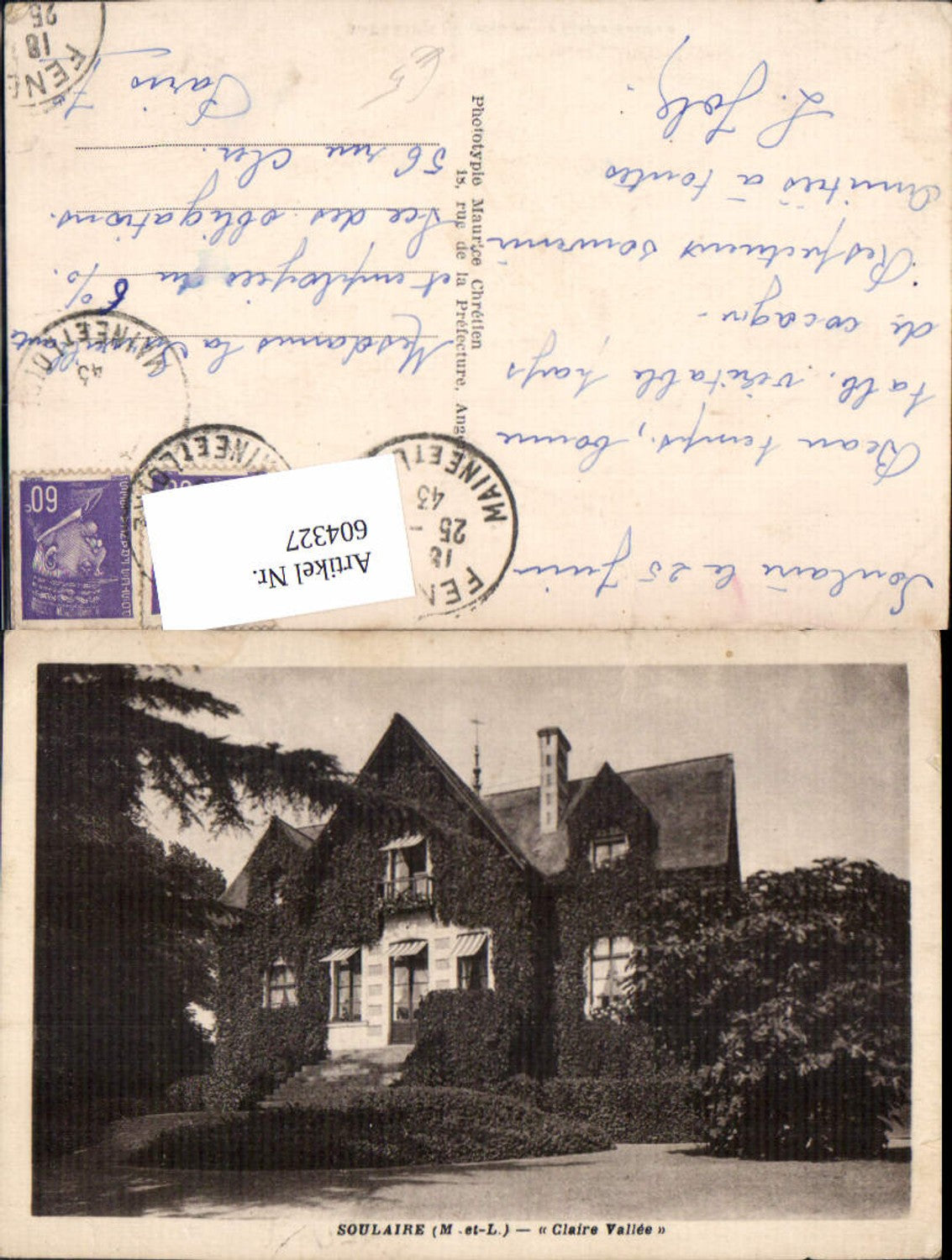 Alte Ansichtskarte – Old Postcard
