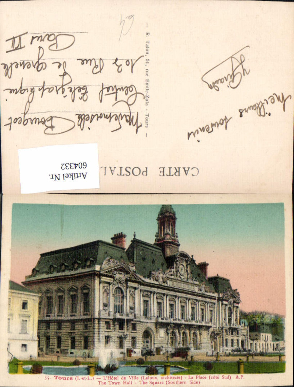 Alte Ansichtskarte – Old Postcard