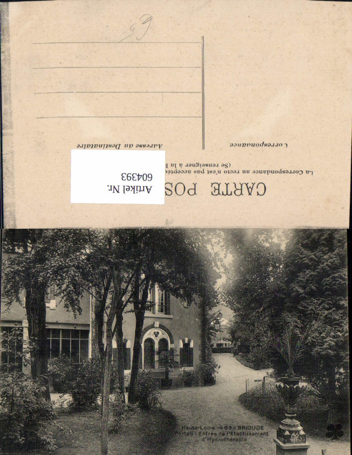 Alte Ansichtskarte – Old Postcard