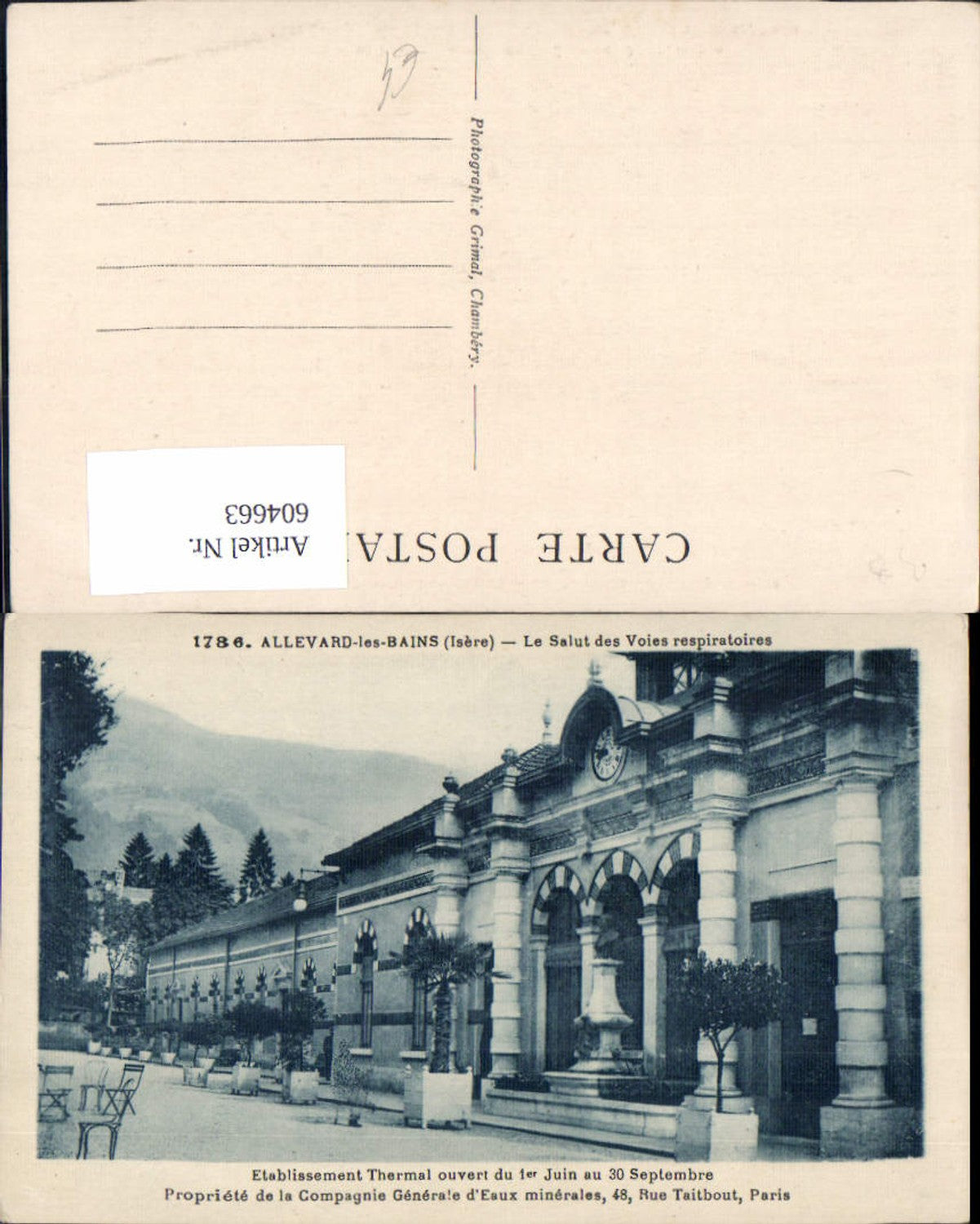 Alte Ansichtskarte – Old Postcard