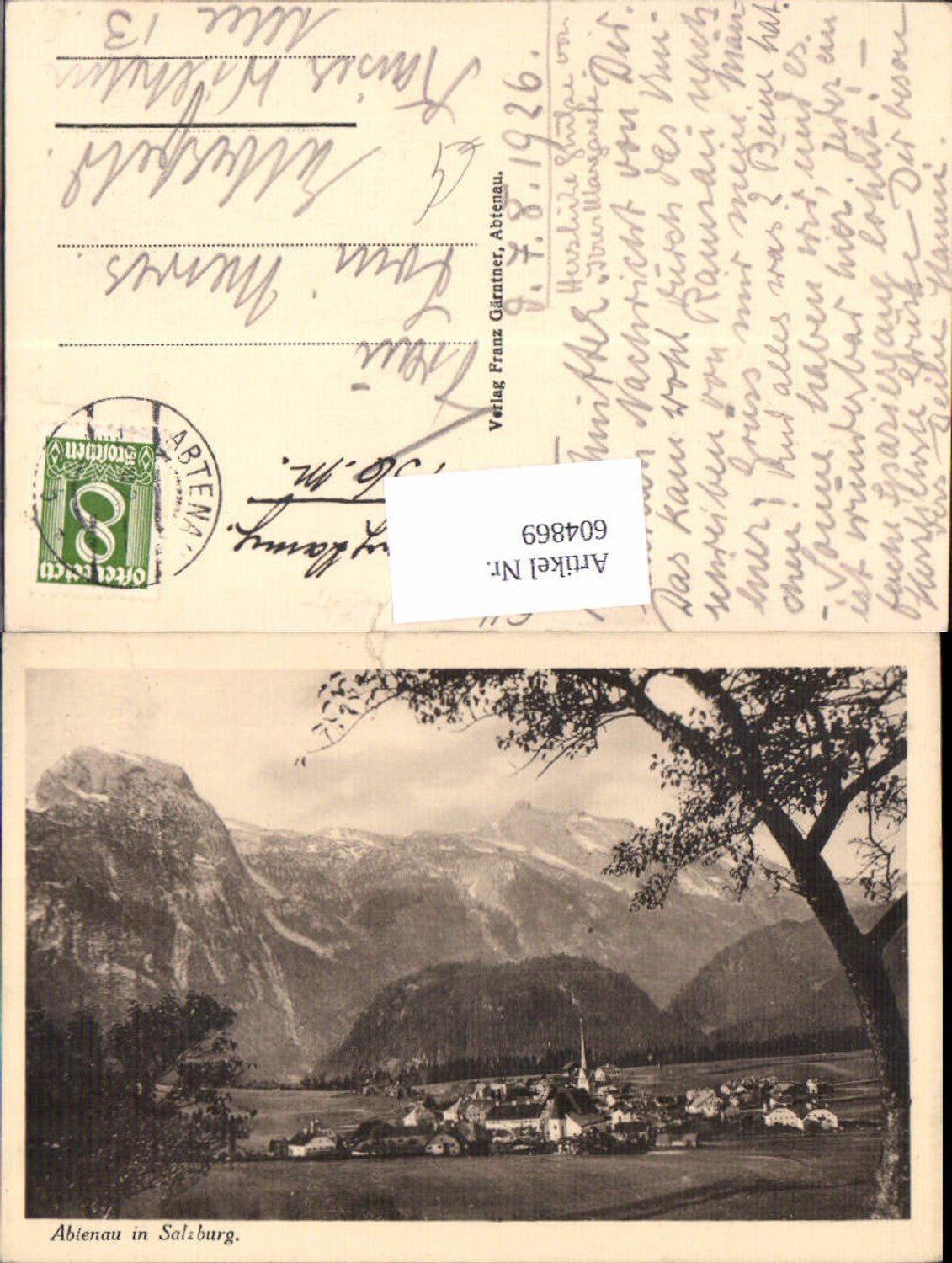 Alte Ansichtskarte – Old Postcard