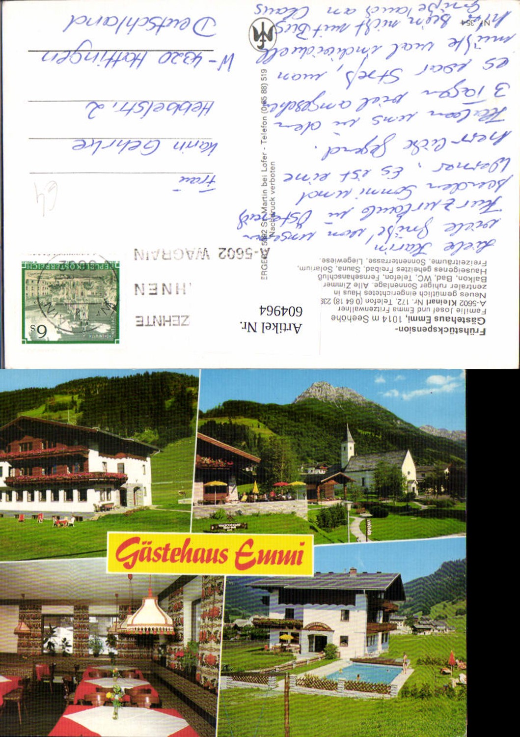 Alte Ansichtskarte – Old Postcard