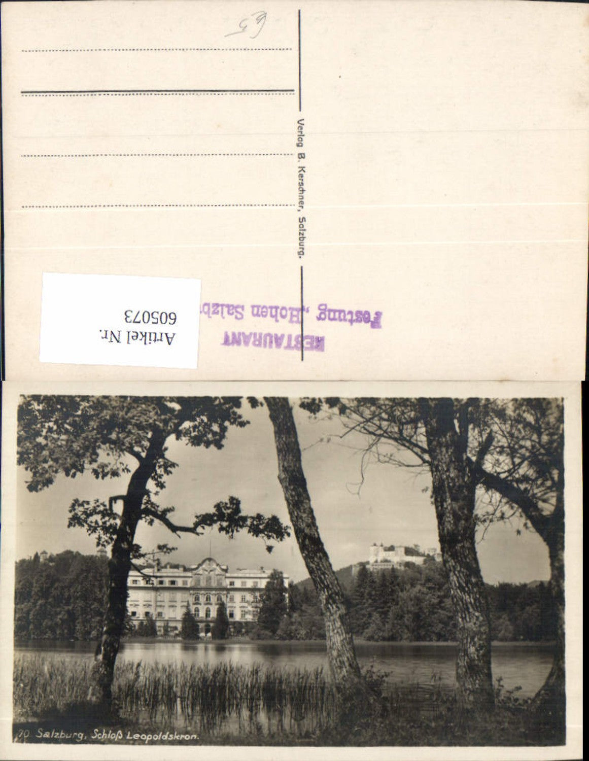 Alte Ansichtskarte – Old Postcard