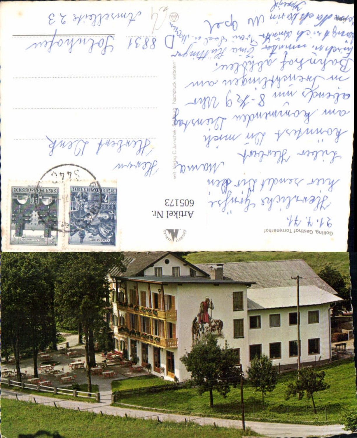 Alte Ansichtskarte – Old Postcard