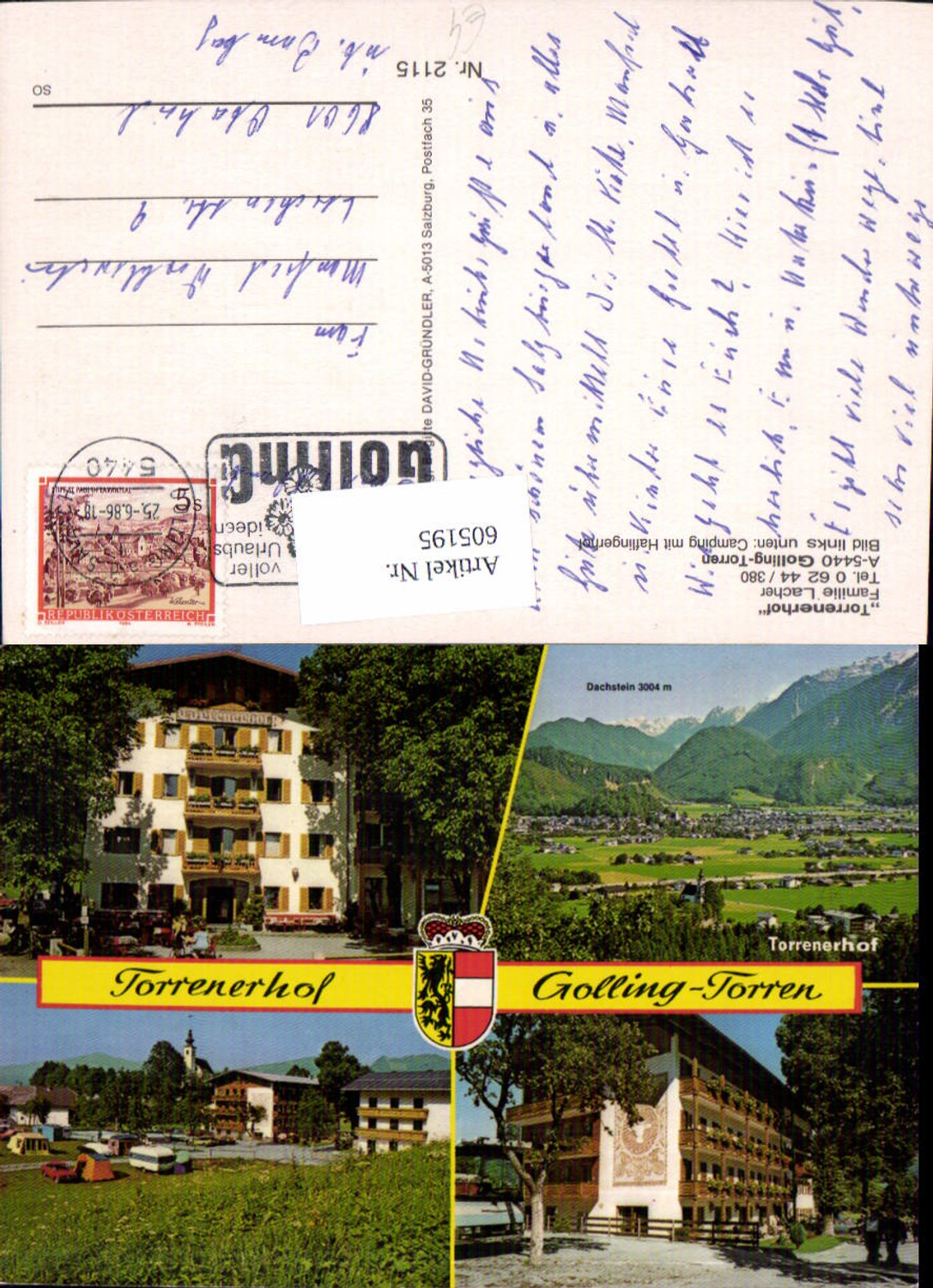 Alte Ansichtskarte – Old Postcard