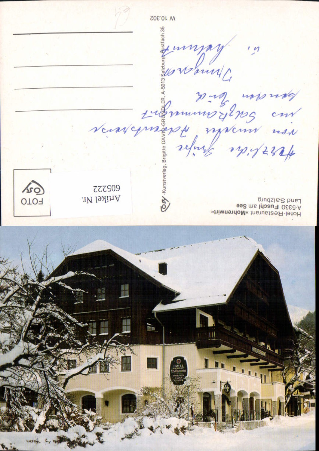 Alte Ansichtskarte – Old Postcard