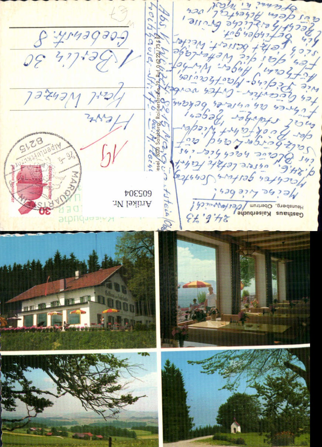 Alte Ansichtskarte – Old Postcard