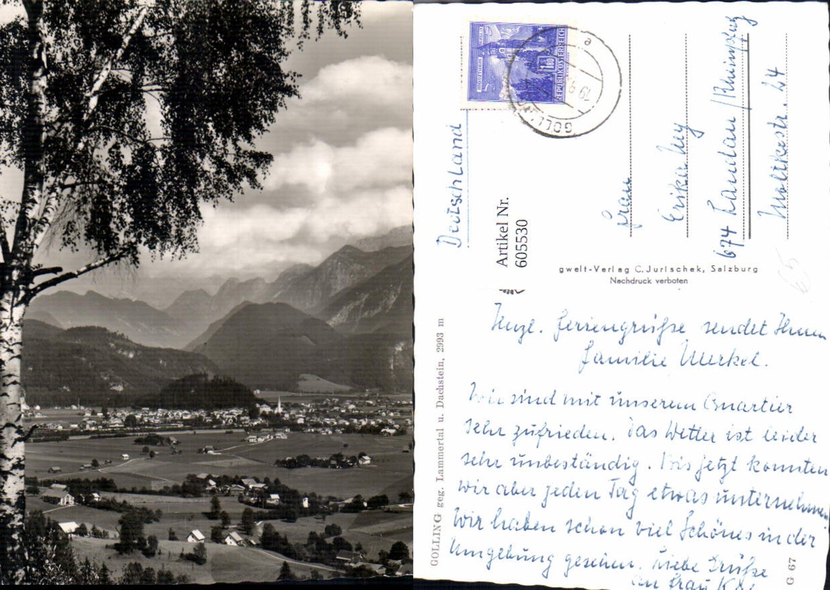 Alte Ansichtskarte – Old Postcard